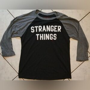 Stranger Things 3/4 Sleeve Length Jersey - Women’s Small - Good Condition